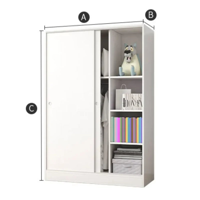 System Organizer Wardrobes Clothes Cabinet Door Storage Indoor Home Clother Cupboard Divider Room Rangement Home Furniture
