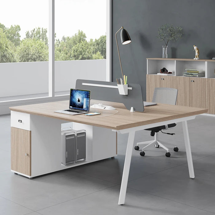 Drawers Wood Office Desk Storage Simplicity Clerk Combination Office Desk Clerk Design Escritorio Ordenador Furniture QF50OD