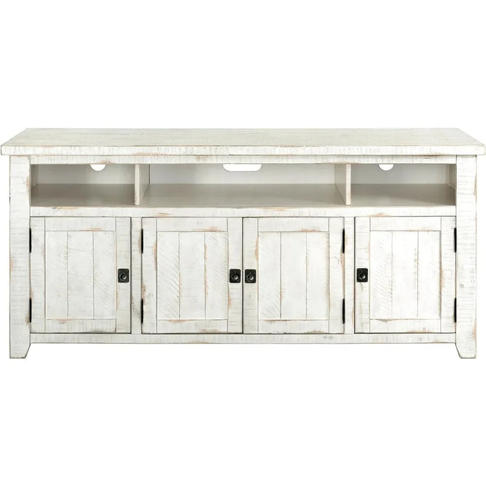 65" TV Stand Tv Stand Living Room Furniture Antique Whitefreight Free