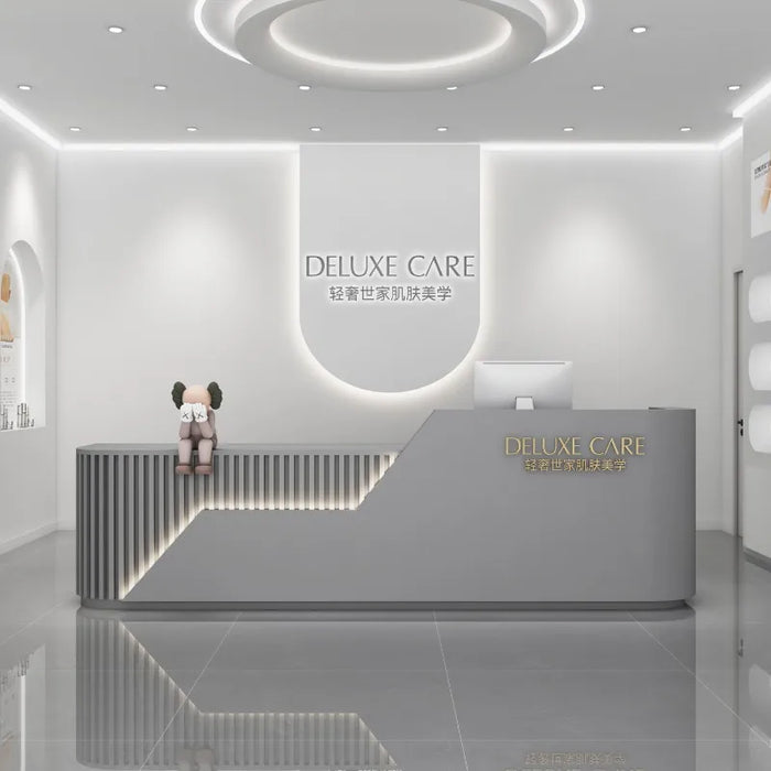Beauty Store Reception Desks Luxury Mobile Cabinet Hotel Commercial Reception Desks Conference Recepcion Para Negocio Furniture