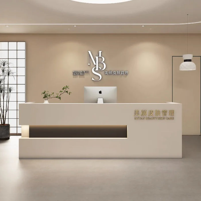 Luxury Office Reception Desks Podium Conference Information Hotel Reception Desks Commercial Scrivania Cameretta Furniture
