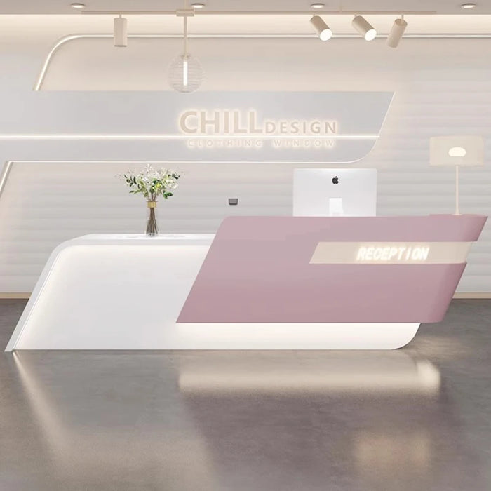 Front Office Reception Desk Counter Study Hospital Cashier Reception Desks Modern Luxury Recepcion Mostrador Salon Furniture
