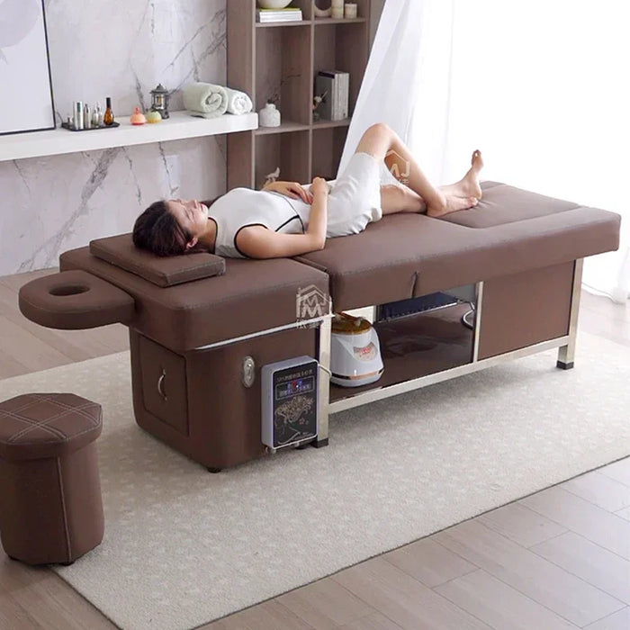 Hair Washing Massage Bed Nursing Electric Professional Shampoo Chair Washbasin Shaving Kappers Stoel Hairsalon Furniture CY50XT