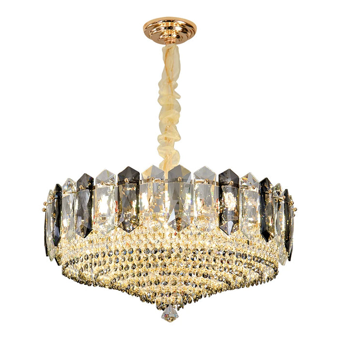 Modern Living Room Luxury Chandelier Lighting  Round Crystal Lamp Home Decoration Led Cristal Light Fixtures