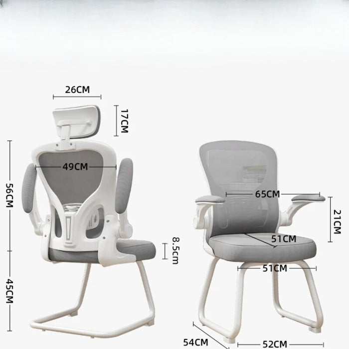 Write School Office Chairs Study Sedentary Comfort Household Office Chairs Computer Learning Silla Gamer Work Furniture QF50OC