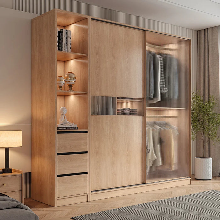 Standing Wardrobes Display Garment Drawers Cupboard Modular Wardrobe Storage Open Closets Guarda Roupa Portatil Home Furniture
