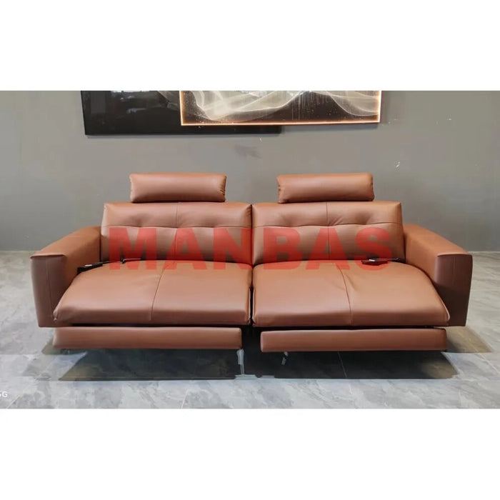Linlamlim Electric Reclining Sofa Set Italian Genuine Leather Power Recliner Functional Salon Cama Sectional Couch Cinema Seat