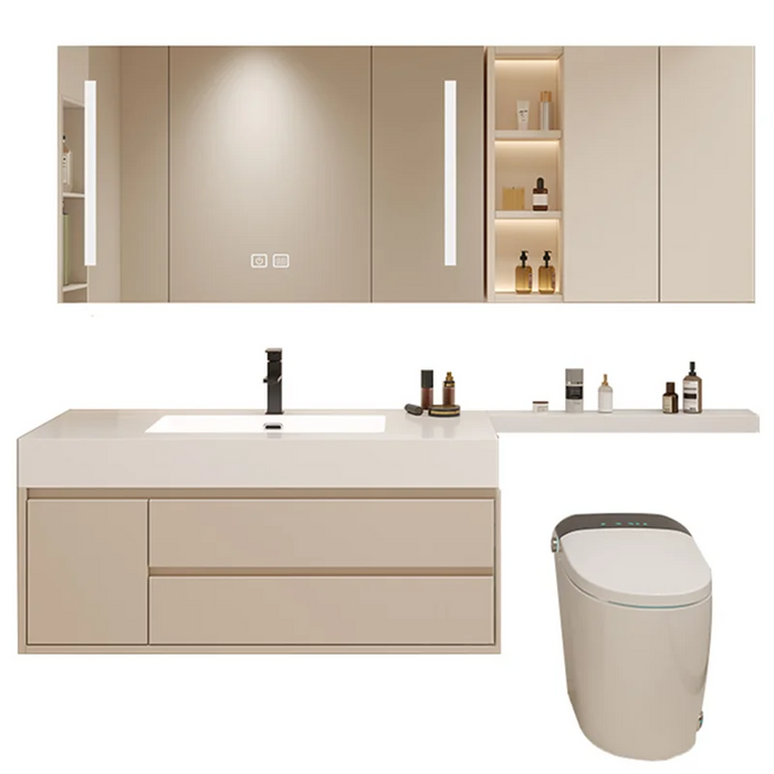Large Nordic Modern Bathroom Cabinet Organizer Washbasin White Storage Cabinet Vanity Sink Meuble Salles De Bain Furniture