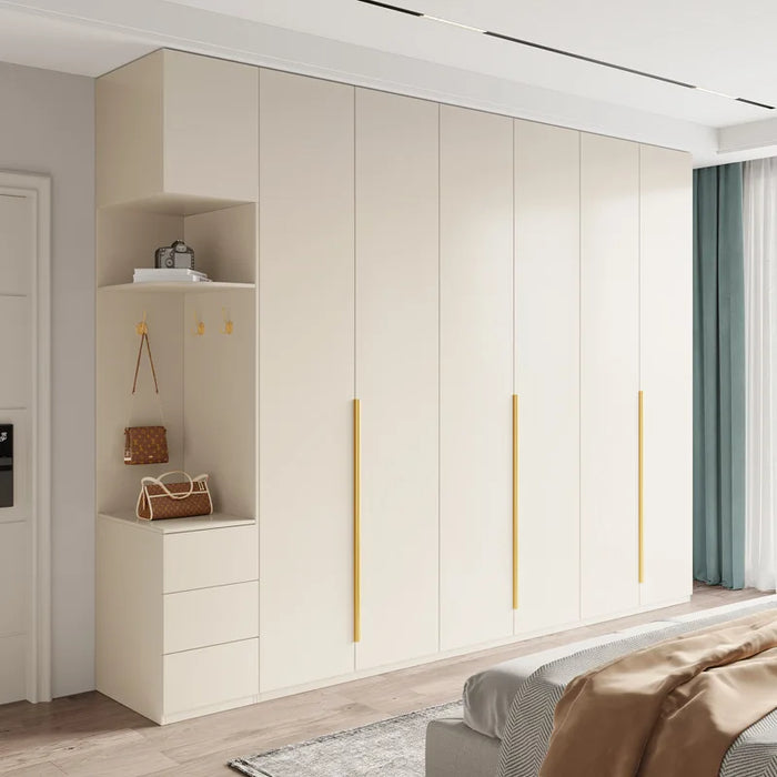Bedroom furniture light extravagant wardrobe modern simple one-door to top locker flat open wardrobe