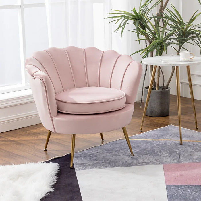 Living Room Single Sofa Nordic Velvet Armchair Ergonomic Design Modern Corner Small Sofa Luxury Relaxing Chair Home Furniture