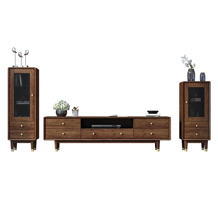 Wood Nordic Tv Stands Modern Retro Mobile Bedroom Mirror Simplicity Tv Stands Console Mueble Salon Living Room Furnitures