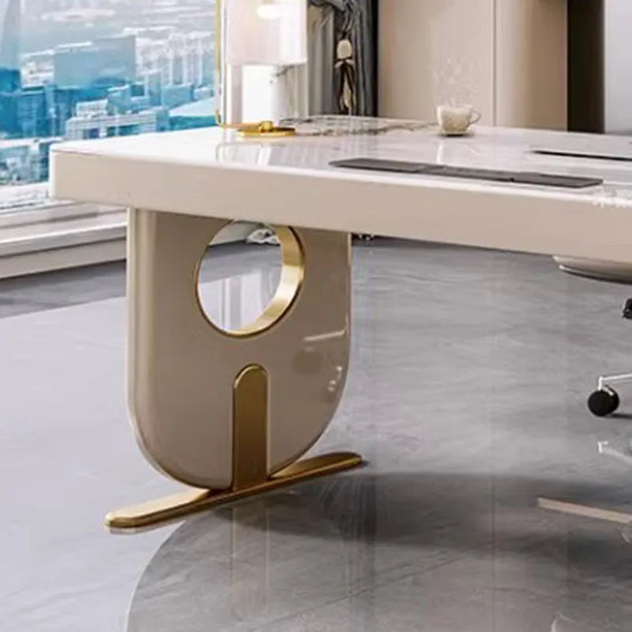 Luxury Studio Office Desk Executive Study Computer Art Writing Monitor Office Desk Work Mesa Escritorio Italian Furniture
