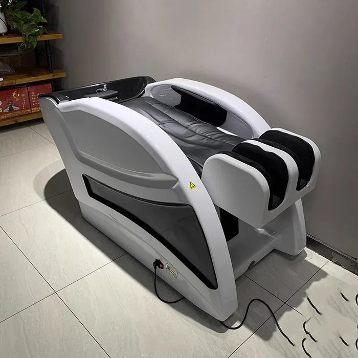 Professional Hairdressing Shampoo Chair Beauty Salon Washbasin Lying Electric Salon Bed Cadeiras Barber Salon Furniture GY50GP