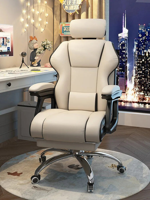 Aoliviya Official New Computer Chair Home Comfortable Sitting Office Seating Girls' Dormitory Backrest Chair Anchor Lifting