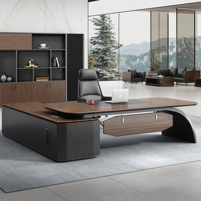 Drafting Conference Office Desk Wooden Organizers Work Meeting Corner Office Desk Modern Mesas De Computador Luxury Furniture