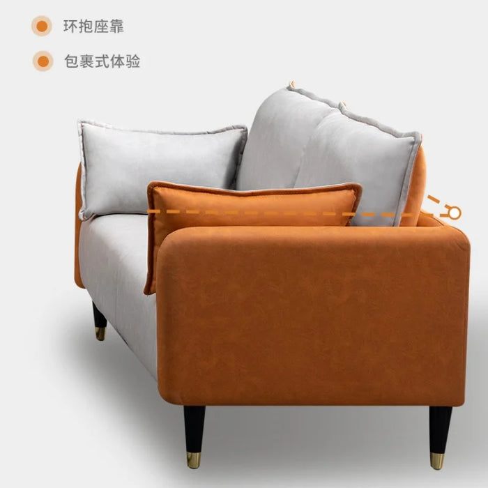 Nordic Modern Lazy Living Room Sofas Set Recliner Luxury Small Sofa Single Loveseat Chair Sofy Do Salonu Home Furniture WK50SF