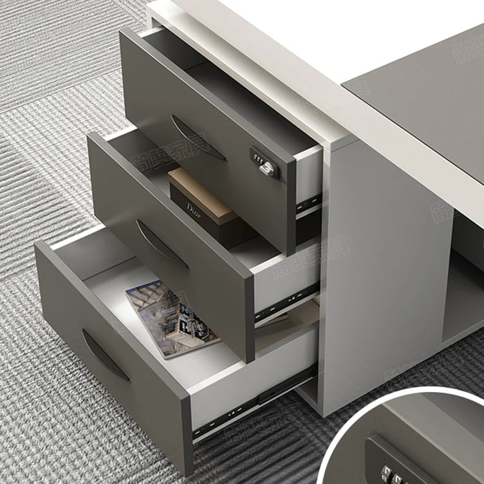 Elegant Ideas Office Desk Simple Luxury Professional Storage Wood Executive Desk Tables Arts Mesa Escritorio Room Furniture