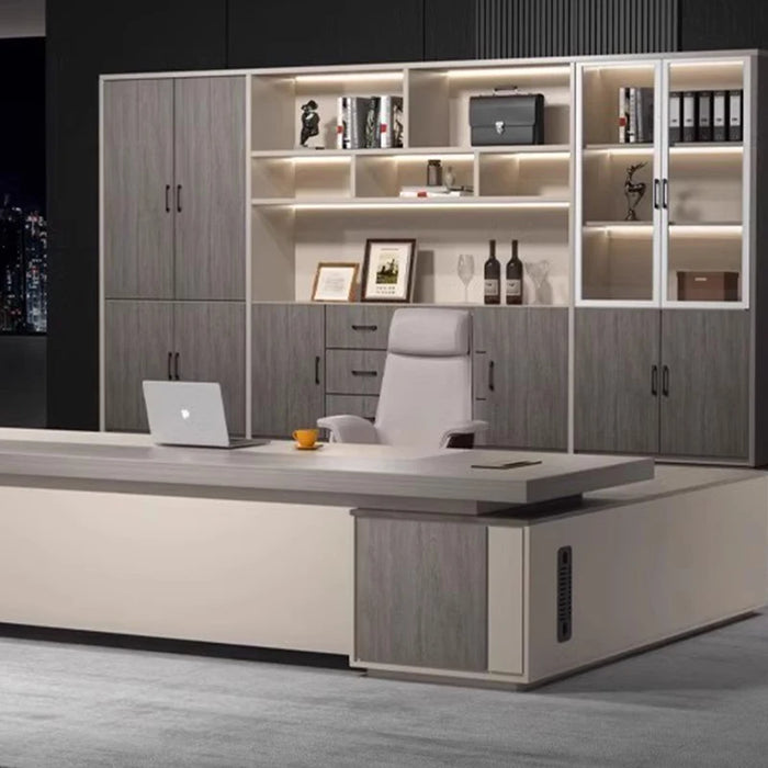 Drawers Storage Office Desk Luxury Desktop Standing Writing Office Desk Meeting Scrivania Ufficio Lavoro Office Furniture