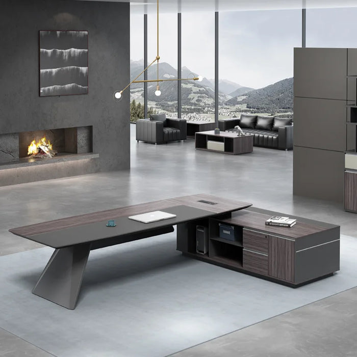 Modern Office Office Desk for Boss Executive Desk General Manager Supervisor Office Desk and Chair Combination