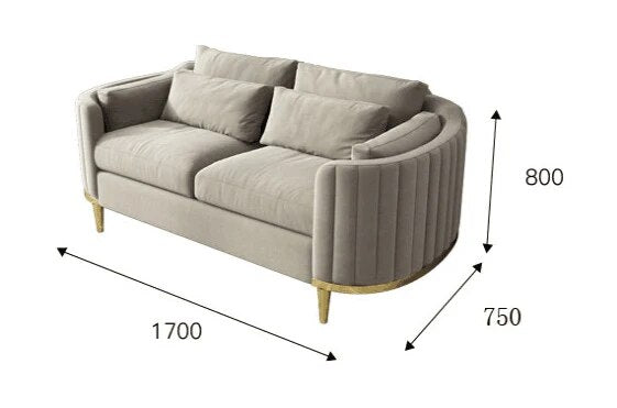 Italian style royal Dubai Luxury couch curved vanity home sofa set 1 2 3 sofa sets living room furniture