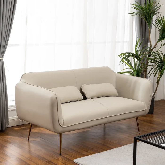 Nordic Luxury Simple Living Room Sofas PU Leather Single Loveseat Modern Sofa Recliner Sofy Do Salonu Home Furniture WK50SF