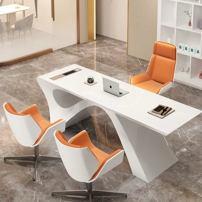 Laptop Meeting Office Desk Executive Computer Luxury Corner Stand Storage Office Desk Drafting Scrivania Angolare Furniture HDH