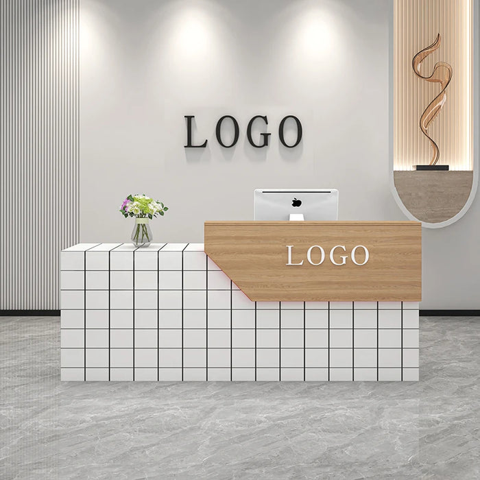 Service Restaurant Reception Desks Cash Checkout Modern Counter Reception Desks Rostrum Mesa De Escritorio Salon Furniture