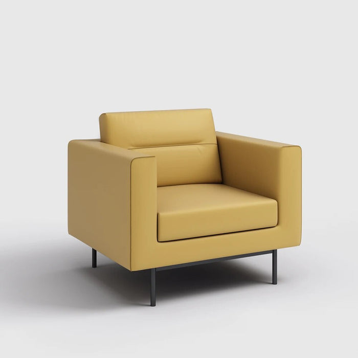 MIGE living room Office furniture 1 2 5  seater Leather Sofa Set