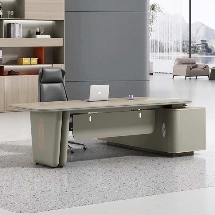 Study Standing Office Desk Executive Storage Desktop Gaming Office Desk Salon Luxury Scrivania Con Cassetti Office Furniture