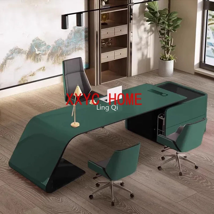 Modern Reception Standing  Executive Computer Desks Storage European Mesa Escritorio Office Furniture