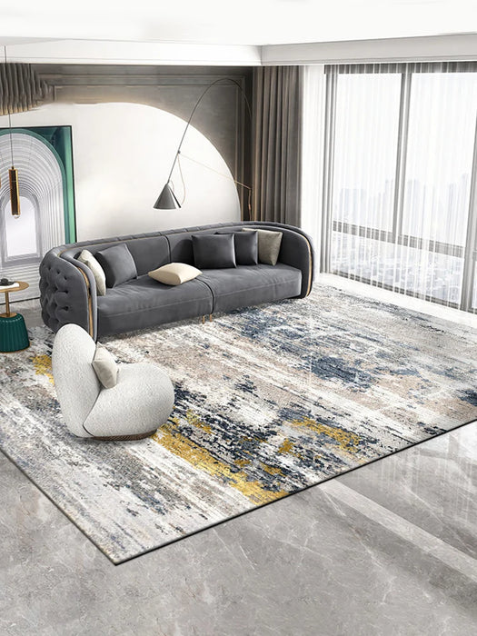 Modern Nordic Style Bedroom Large Area Carpets Abstract Minimalist Pattern Living Room Carpet Soft Coffee Table Balcony Rugs 양탄자