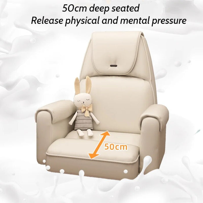 Adjustable Lifting Recliner Home Computer Sofa Chair Leaning Back Sedentary Office Chair Bedroom Cute Swivel Gaming Chair