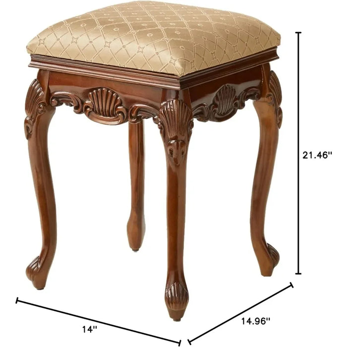 Stool Walnut Makeup Chair Vanity Stool Bedroom Bench Free Shipping Living Room Furniture Home