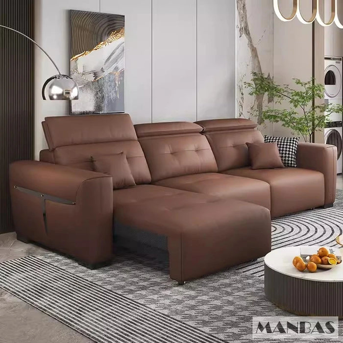 Transform Your Living Room With MINGDIBAO Electric Convertible Sofa Bed Multifunctional Folding Sofa Beds for Cinema Living Room