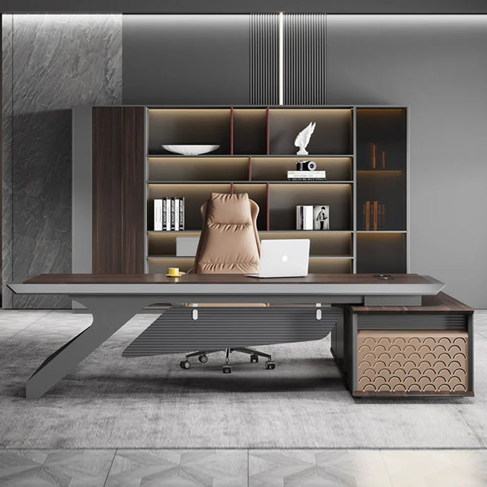 Modern Organizer Desk Table Gaming Reception Student Vanety Office Desk Corner Conference Scrivania Cameretta Furniture