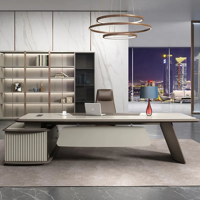 Drawers Laptop Office Desk Filing Corner Drafting Standing Luxury Office Desk Meeting Silla Escritorio High End Furniture HDH