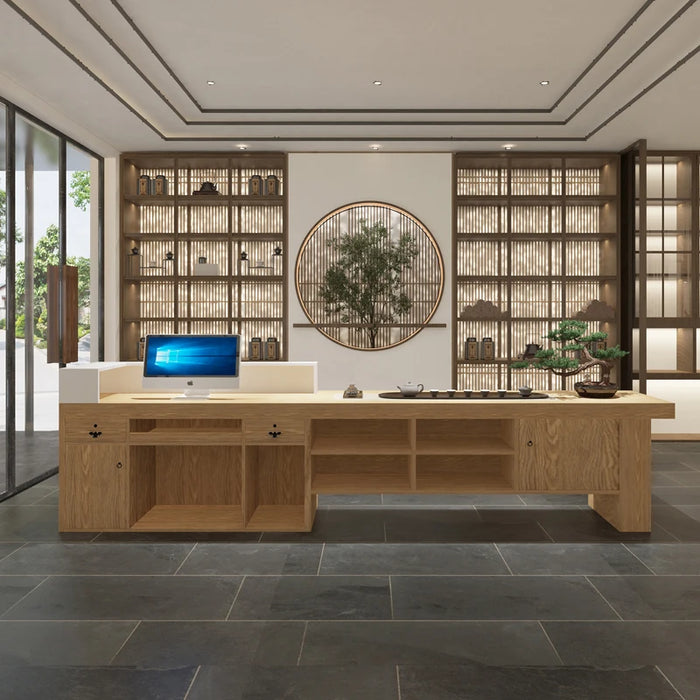 Shop Front Reception Desk Office Cashier Supermarket Salon Cashier Counter Bar Reception Rezeptionstisch Luxury Furniture