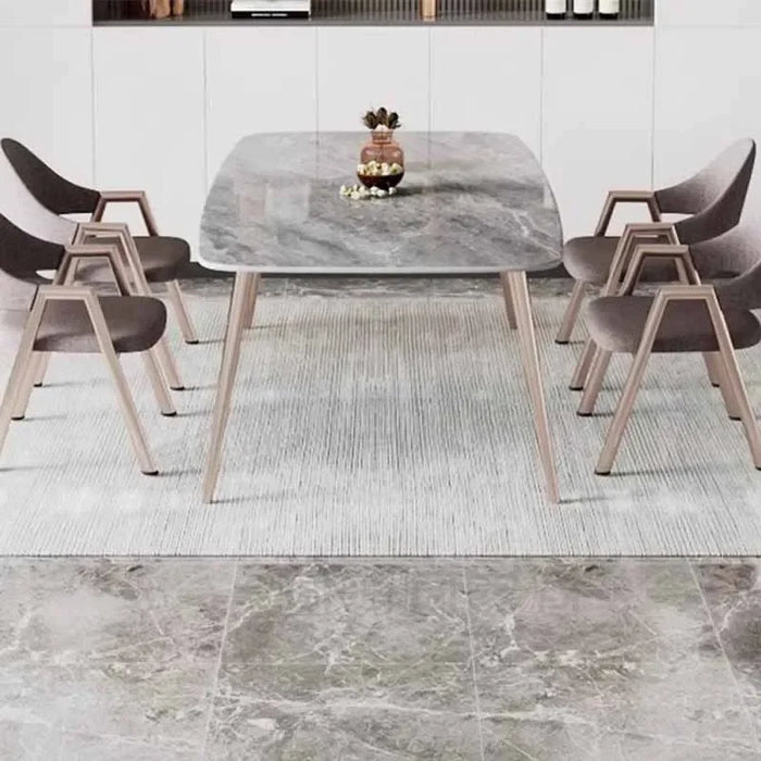 Small Waterproof Dining Table Set Legs Metal White Kitchen Makeup Coffee Tables Outside Modern Mesas De Jantar Home Furniture