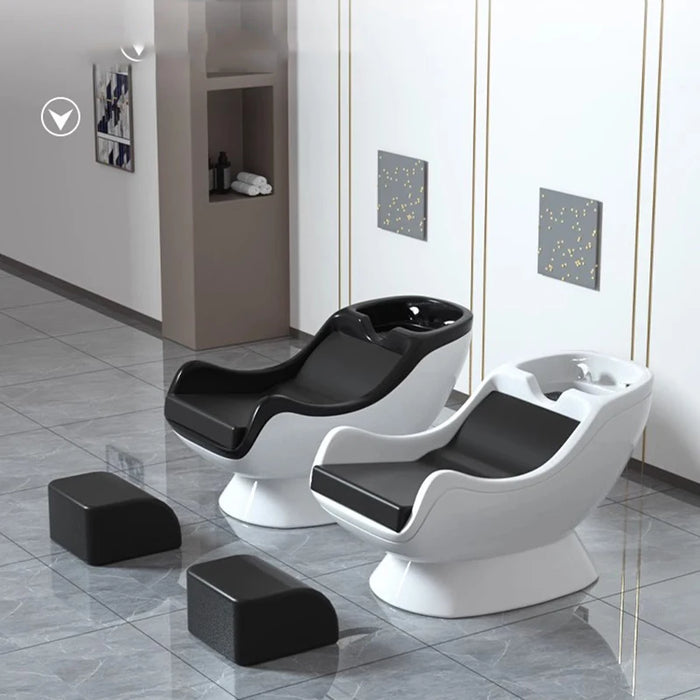 Water Circulation Shampoo Chair Ergonomics Shower Head Hair Salon Equipments Chair Luxury Shampouineuse Salon Furniture MQ50SC