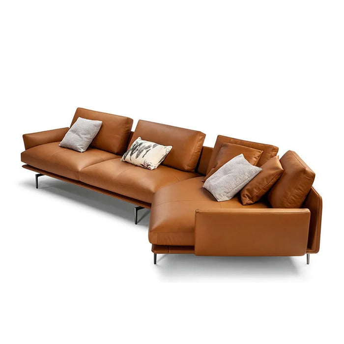 ULT-TY2578 Modern sectional couch live room couchs luxury genuine leather sofa set furniture leather couch live room sofas