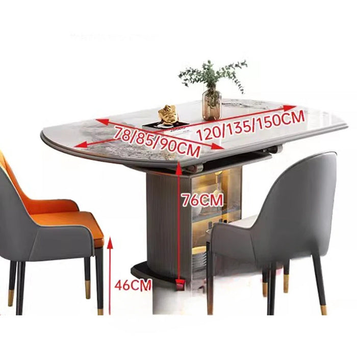 Mobile Coffee Dining Tables Kitchen Restaurant Marble Luxury Dining Tables Desk Living Room Mesa De Comedor Home Furniture