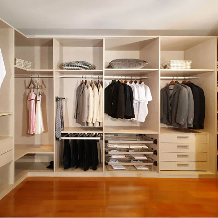 Solid wood bedroom furniture cloth wardrobe and armoire