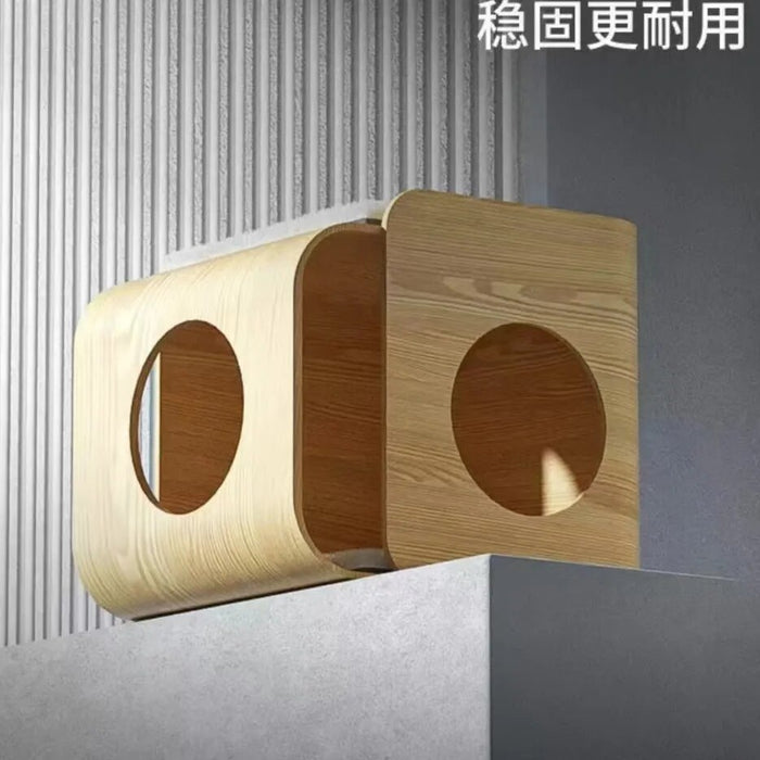 Creative Bedroom Nightstand Human Cat Sharing Side Table Cattery Stool Furniture Advanced Wooden Luxury Home Cat House Assembly