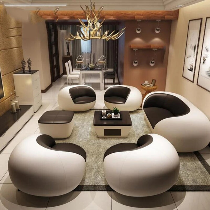 Minimalist Modern Living Room Sofa Luxury Leather Lounge Recliner Garden Sets Sectional Corner Sofa Divano Nordic Furniture
