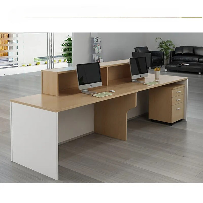 Commercial Office Furniture Hot Sale Elegant Front Desk Bar Counter Lobby Wooden Modern Reception Desk
