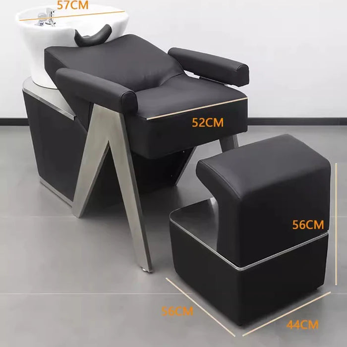 Professional Shampoo Bed Multifunctional Salon Hair Washing Chair Adjustable Stylist Silla Peluqueria Hairsalon Furniture CY50XT
