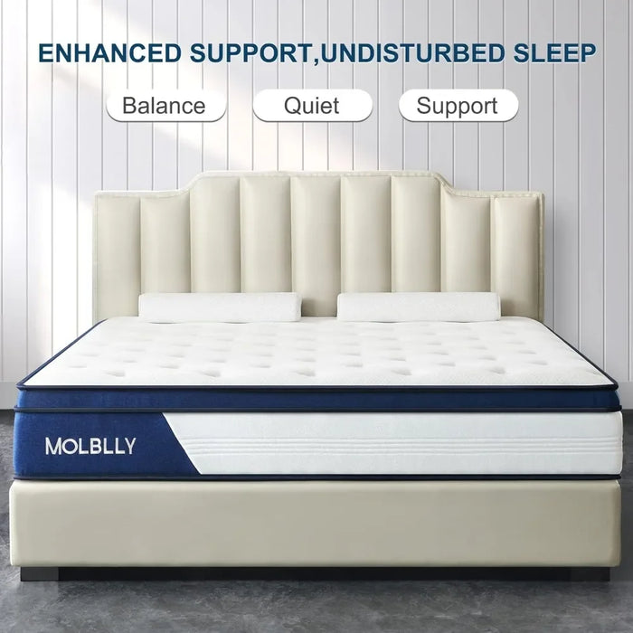 Short Queen Mattress 12 Inch Innerspring Mattress in a Box Mattresses Bedroom Bed Furniture Home Freight free