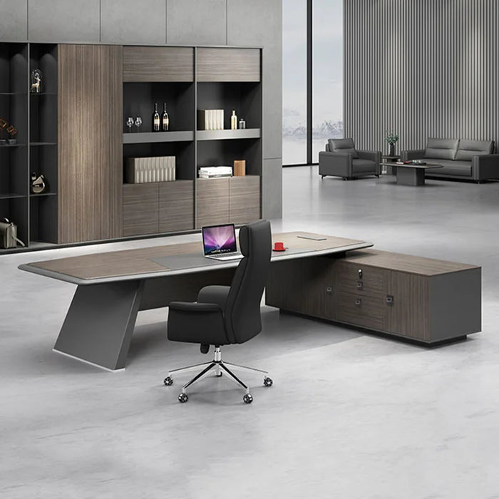 Height Adjustable Black Office Desk Reception Executive Modern Long Computer Desks Computer Escritorios De Ordenador Furniture