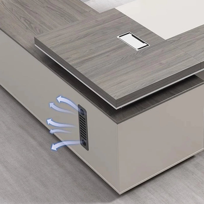 Corner L Shaped Office Desk Reception Living Room Executive Storage Computer Desks Luxury Standing Mesa De Escritorio Furniture