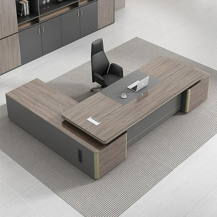L Shaped Standing Desk Reception Vanity Stand Up Executive Desk Kids Black Meeting Compact Escritorios De Oficina Furniture
